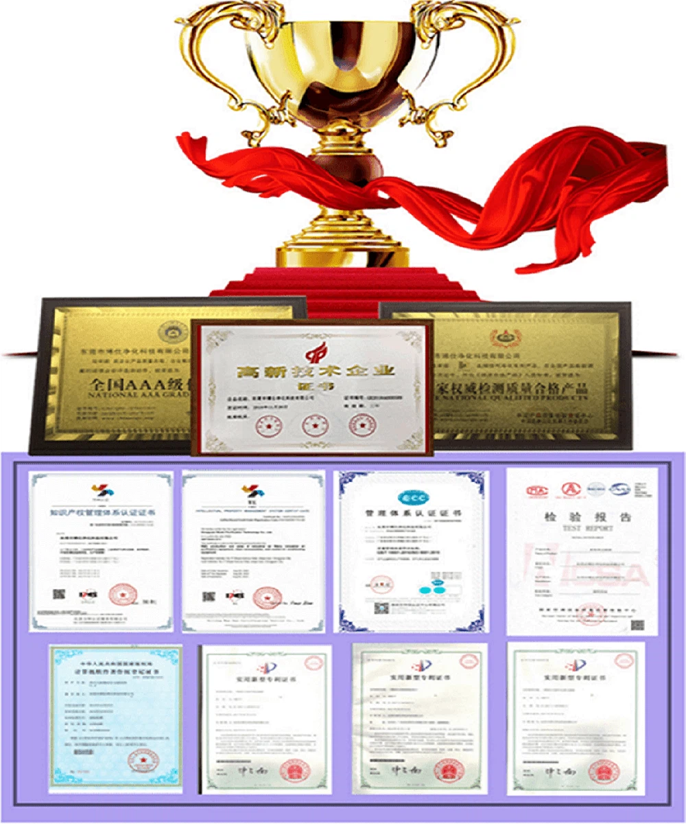 certificate of Media Bulk Supply Factory Price Pocket Filter certificate of Media Bulk Supply Factory Price Pocket Filter